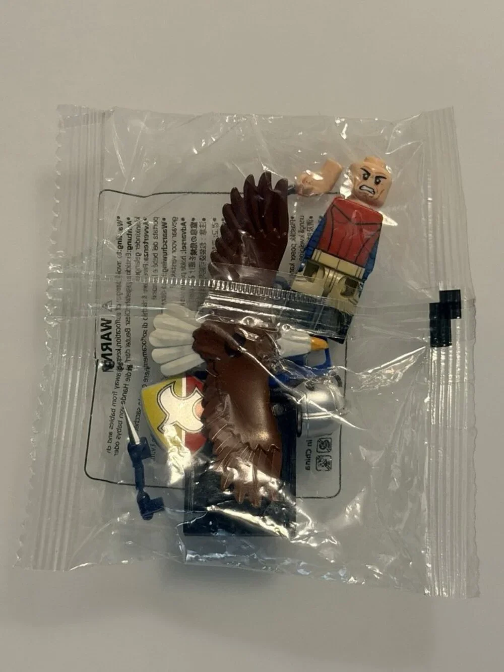 Peacemaker + Eagly Lego Minifig